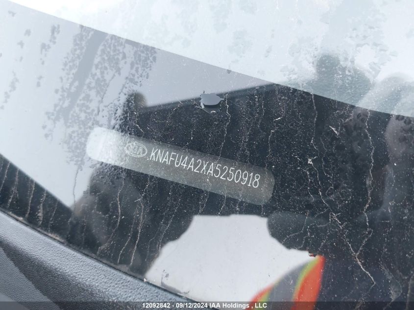 2010 Kia Forte VIN: KNAFU4A2XA5250918 Lot: 12092842