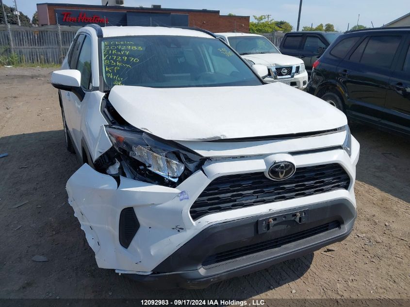 2021 Toyota Rav4 Le VIN: 2T3B1RFV6MW172970 Lot: 12092983