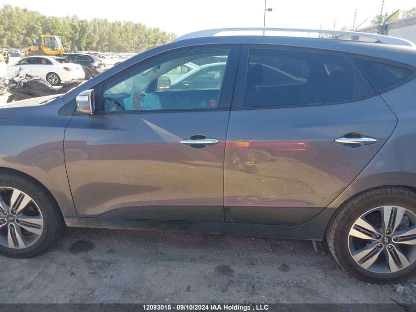 2014 Hyundai Tucson Limited VIN: KM8JUCAG7EU877313 Lot: 12093015