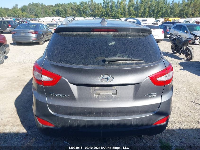 2014 Hyundai Tucson Limited VIN: KM8JUCAG7EU877313 Lot: 12093015