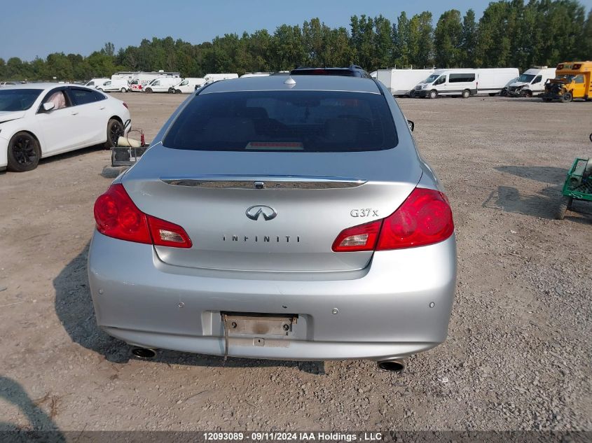 2011 Infiniti G37X VIN: JN1CV6AR2BM408867 Lot: 12093089