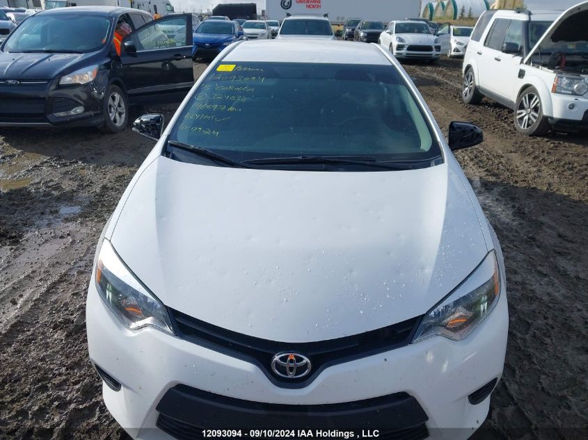 2T1BURHEXFC324038 2015 Toyota Corolla L/Le/Le Pls/Prm/S/S Pls