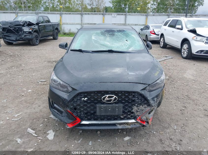 2019 Hyundai Veloster N VIN: KMHT36AH8KU001352 Lot: 12093129