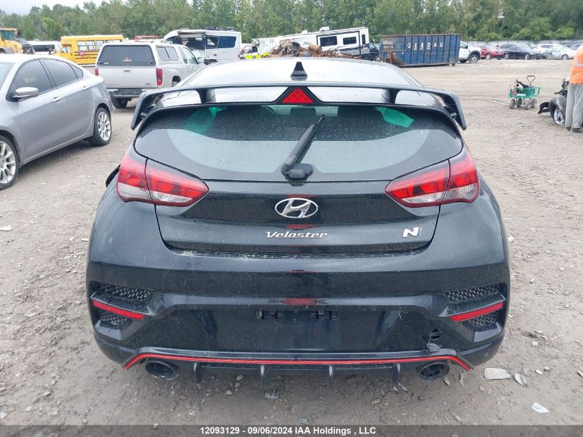 2019 Hyundai Veloster N VIN: KMHT36AH8KU001352 Lot: 12093129