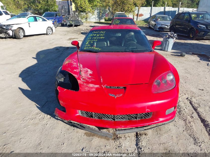 2007 Chevrolet Corvette VIN: 1G1YY26E175110040 Lot: 12093175