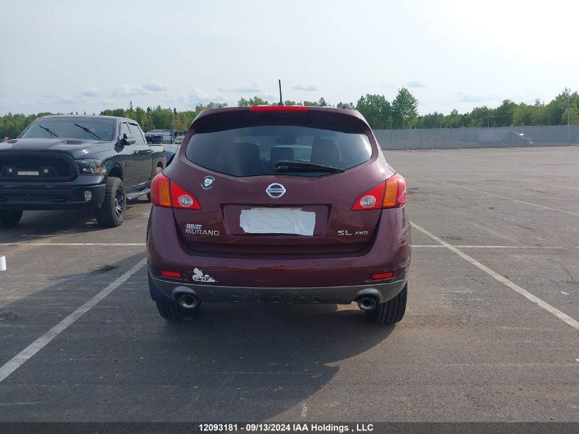 JN8AZ18W69W153912 2009 Nissan Murano S/Sl/Le