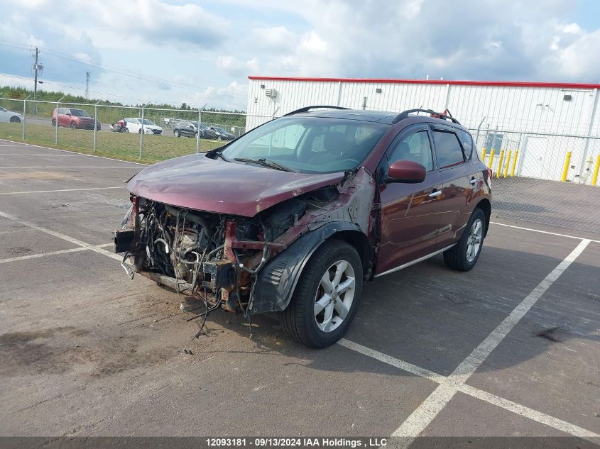 JN8AZ18W69W153912 2009 Nissan Murano S/Sl/Le