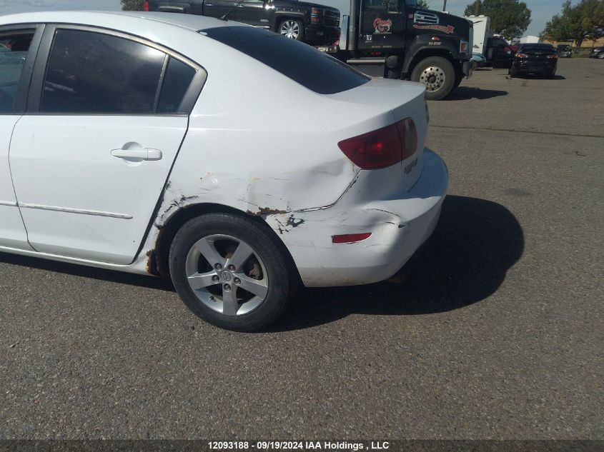 2004 Mazda Mazda3 VIN: JM1BK12F741105807 Lot: 12093188