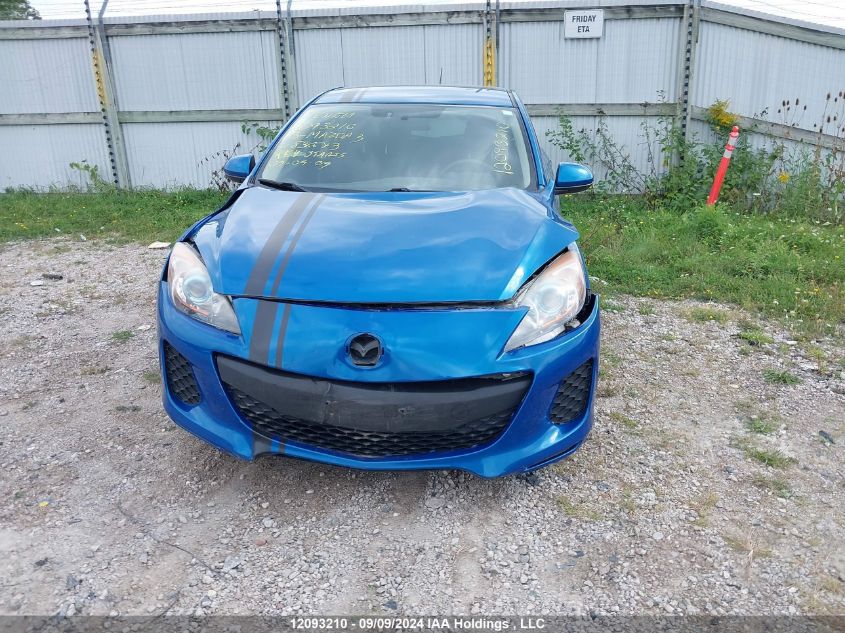 2013 Mazda Mazda3 VIN: JM1BL1L73D1836643 Lot: 12093210