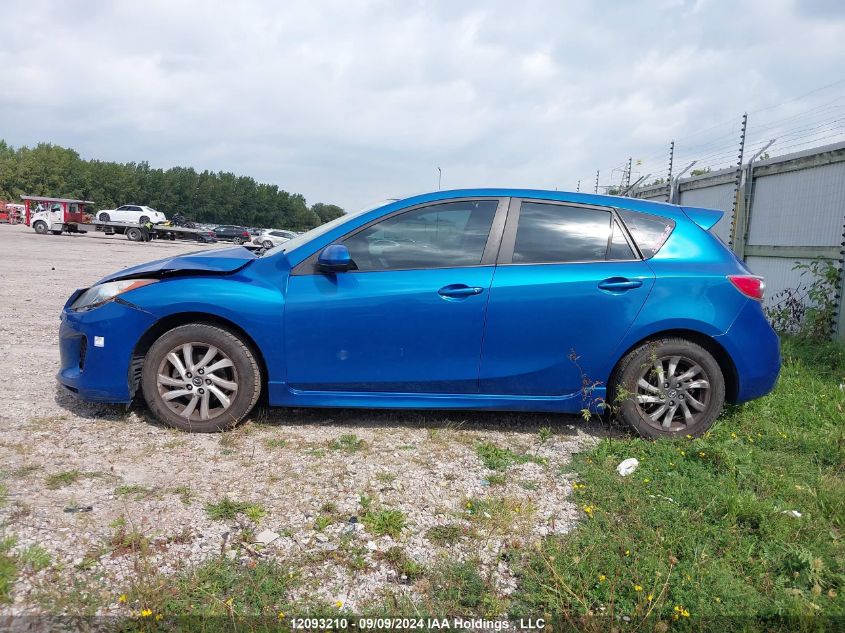 2013 Mazda Mazda3 VIN: JM1BL1L73D1836643 Lot: 12093210