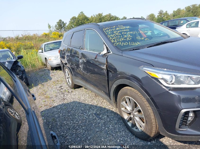 2017 Hyundai Santa Fe Se/Limited VIN: KM8SNDHF6HU229132 Lot: 12093287