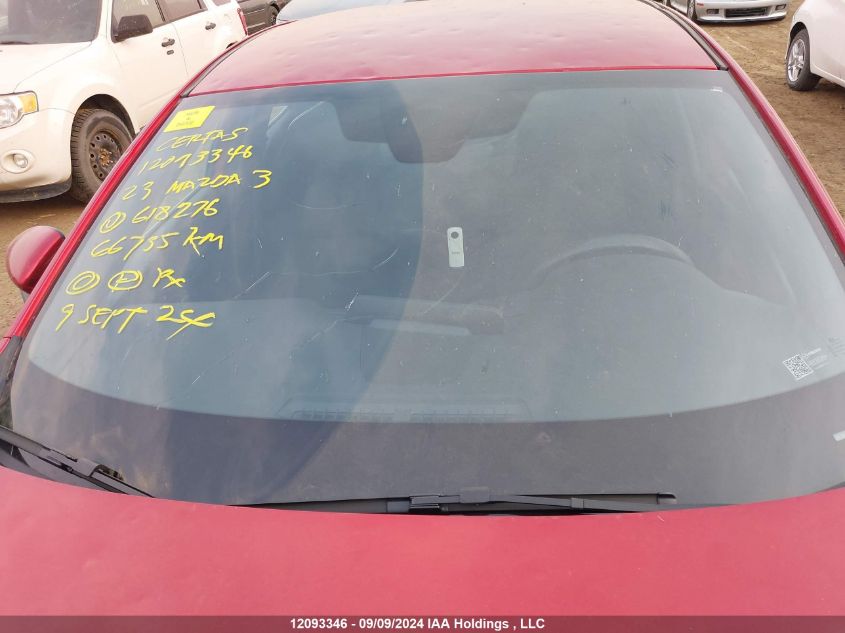 2023 Mazda Mazda3 Sport VIN: JM1BPAK75P1618276 Lot: 12093346