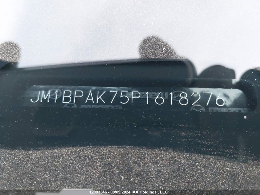 2023 Mazda Mazda3 Sport VIN: JM1BPAK75P1618276 Lot: 12093346