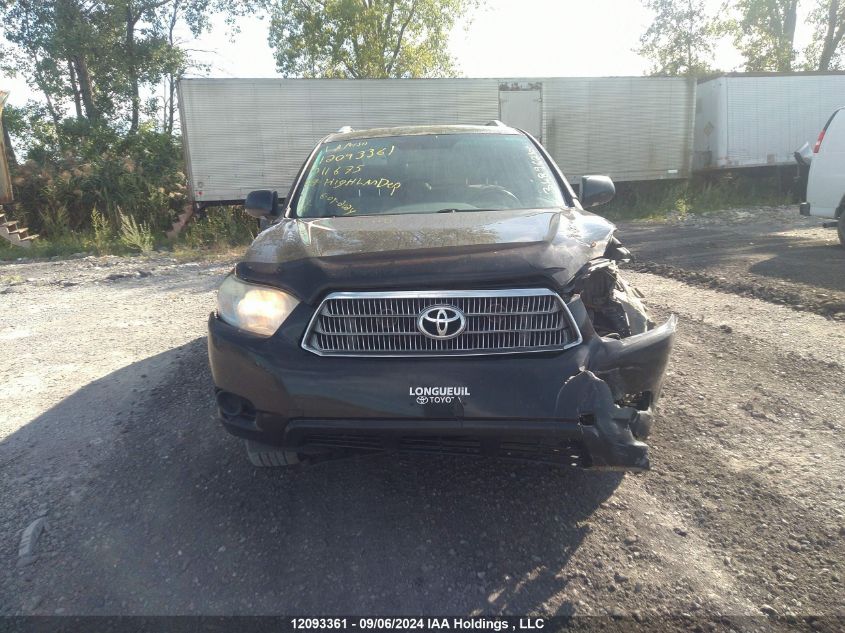 2008 Toyota Highlander Hybrid Hybrid VIN: JTEEW41A082011675 Lot: 12093361