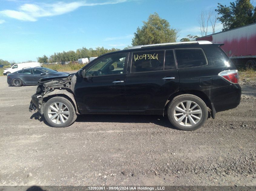 2008 Toyota Highlander Hybrid Hybrid VIN: JTEEW41A082011675 Lot: 12093361