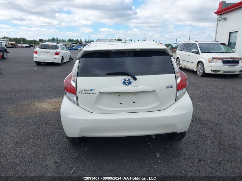 2016 Toyota Prius C VIN: JTDKDTB36G1125126 Lot: 12093407