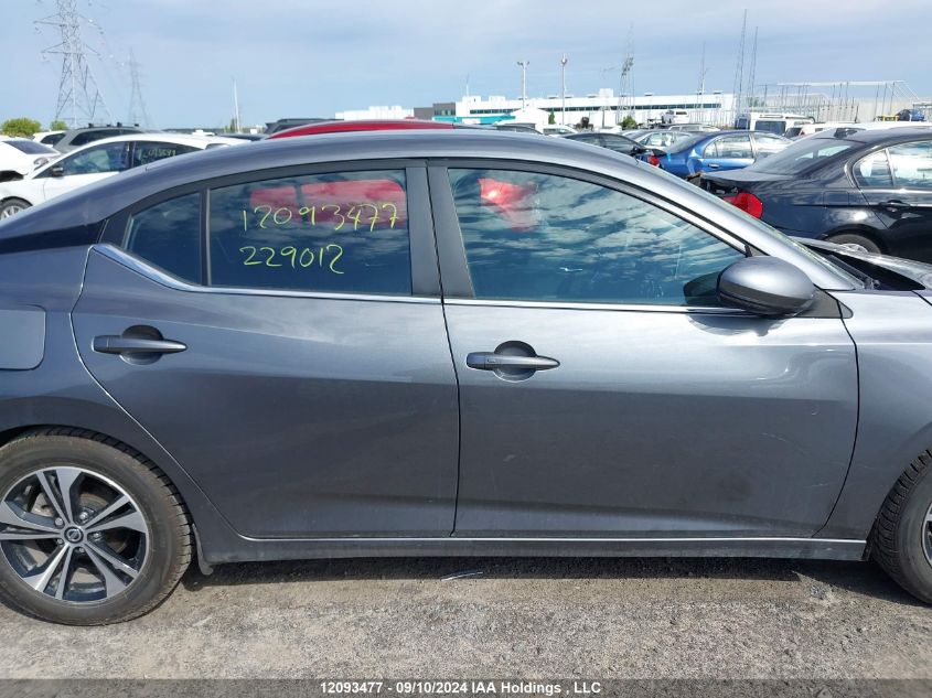 2020 Nissan Sentra Sv VIN: 3N1AB8CV8LY229012 Lot: 12093477