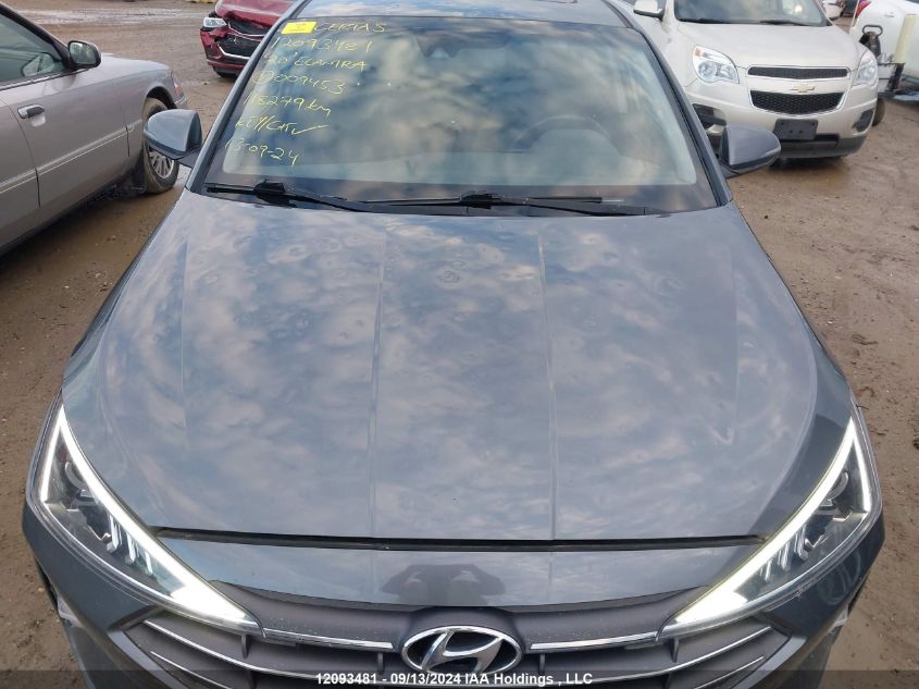 2020 Hyundai Elantra Sel/Value/Limited VIN: KMHD84LF0LU009453 Lot: 12093481