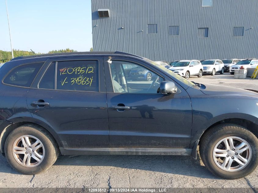 2010 Hyundai Santa Fe Gls VIN: 5NMSG4AG2AH348634 Lot: 12093512