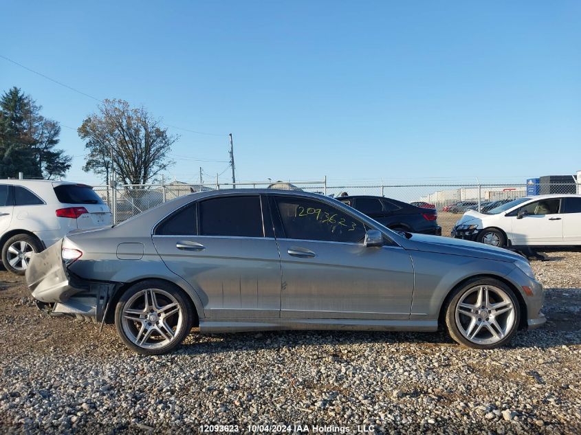 2011 Mercedes-Benz C-Class VIN: WDDGF8BB0BA496091 Lot: 12093623