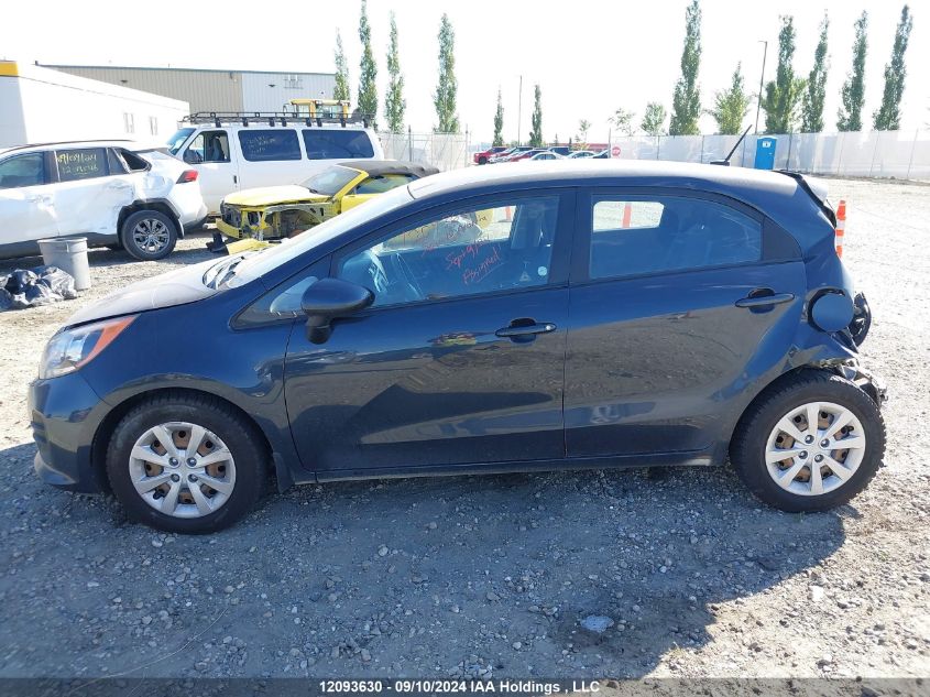 2016 Kia Rio VIN: KNADM5A30G6559905 Lot: 12093630