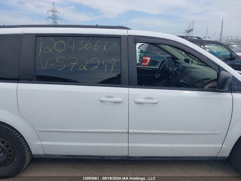 2017 Dodge Grand Caravan Se VIN: 2C4RDGBG2HR572249 Lot: 12093661