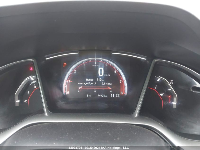 2HGFC2F81KH016606 2019 Honda Civic Sedan