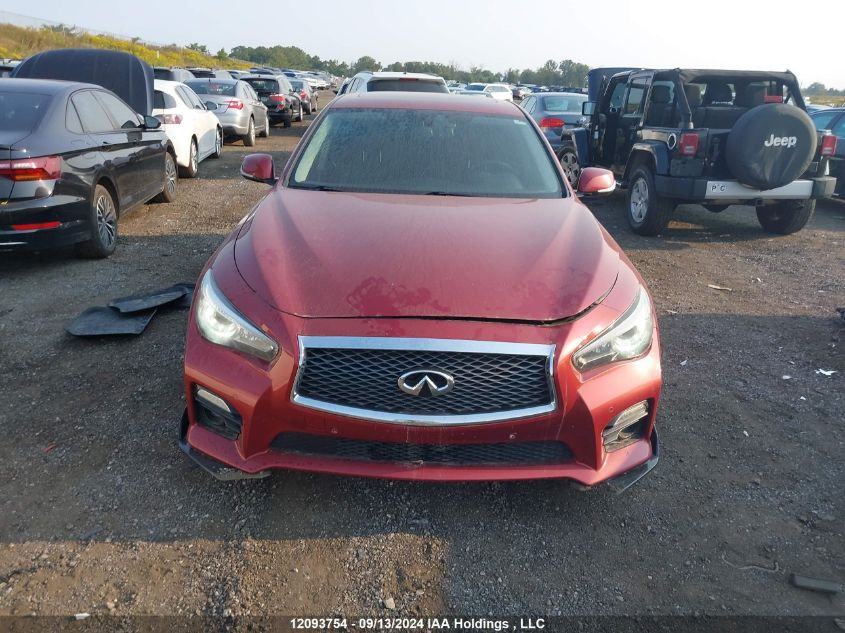 2015 Infiniti Q50 VIN: JN1AV7AR2FM850616 Lot: 12093754