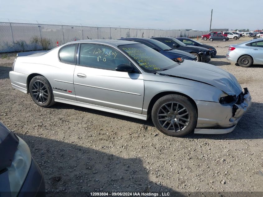 2005 Chevrolet Monte Carlo VIN: 2G1WZ151259323687 Lot: 12093804