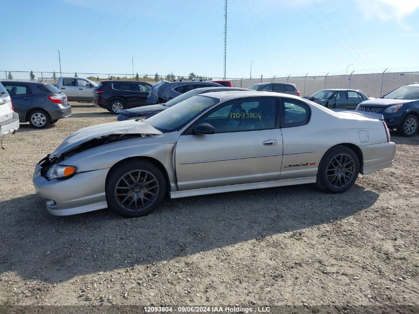 2005 Chevrolet Monte Carlo VIN: 2G1WZ151259323687 Lot: 12093804