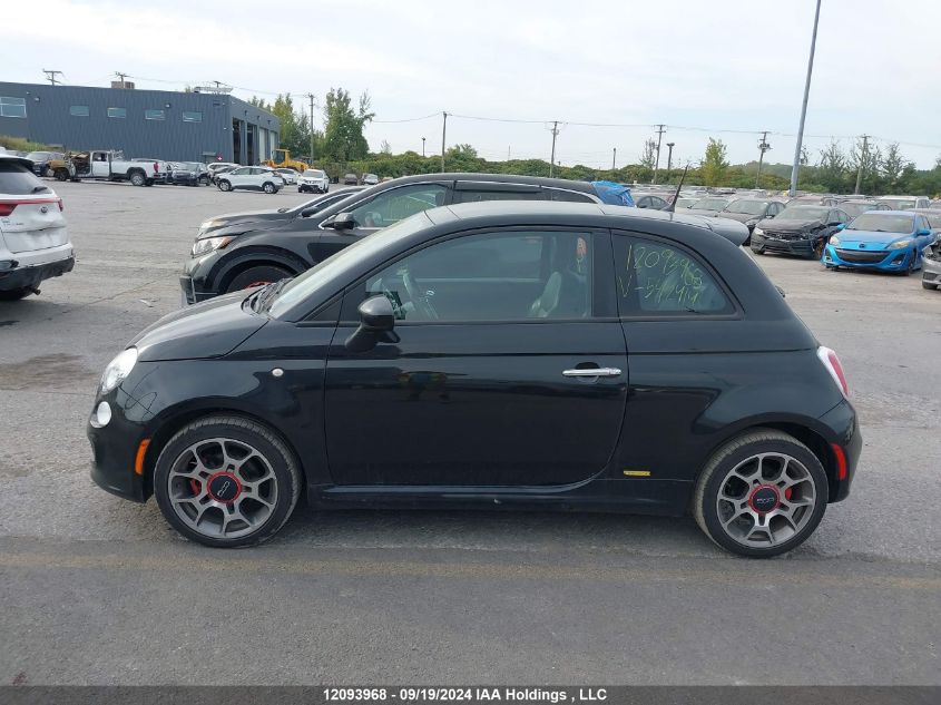 2013 Fiat 500 Sport VIN: 3C3CFFBR7DT542414 Lot: 12093968