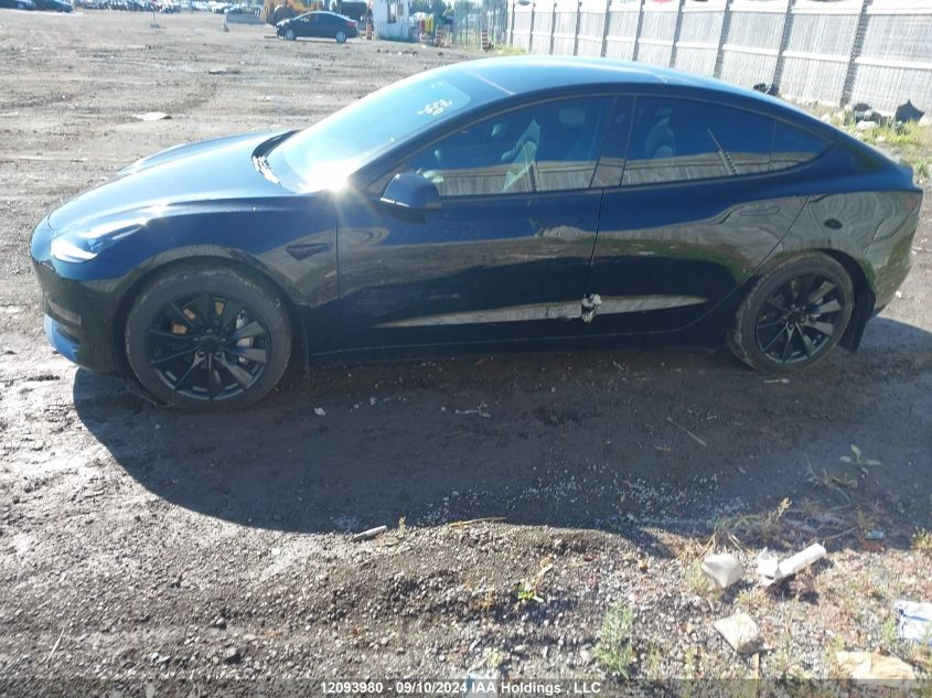 2022 Tesla Model 3 VIN: 5YJ3E1EA4NF308402 Lot: 12093980