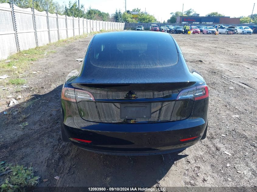 2022 Tesla Model 3 VIN: 5YJ3E1EA4NF308402 Lot: 12093980