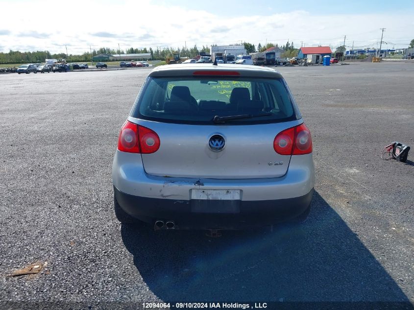 2007 Volkswagen Rabbit VIN: WVWCR71KX7W188142 Lot: 12094064