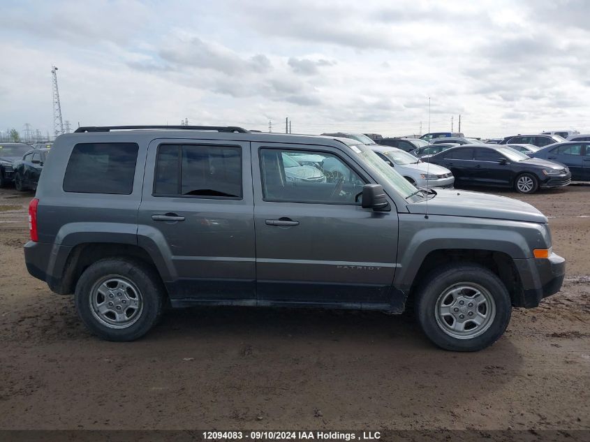 1C4NJRAB6DD259789 2013 Jeep Patriot Sport/North