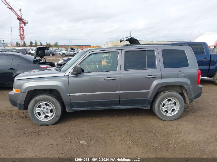 1C4NJRAB6DD259789 2013 Jeep Patriot Sport/North