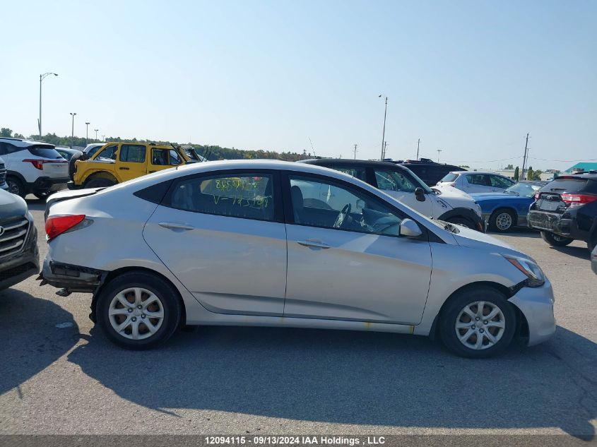 2014 Hyundai Accent Gl VIN: KMHCT4AE1EU723728 Lot: 12094115