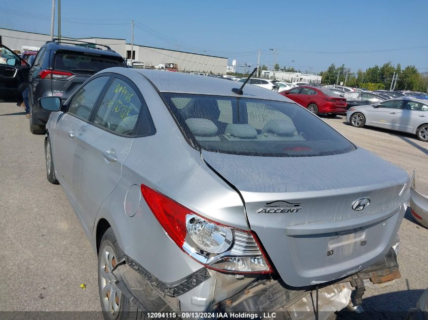 2014 Hyundai Accent Gl VIN: KMHCT4AE1EU723728 Lot: 12094115