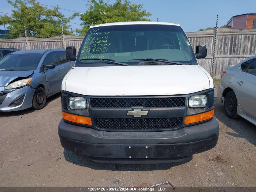 2012 Chevrolet Express VIN: 1GCWGFCA0C1109246 Lot: 12094126