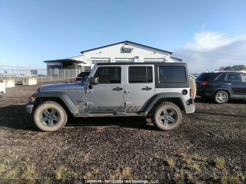 2018 Jeep Wrangler Jk Unlimited Sport VIN: 1C4BJWDG0JL877359 Lot: 12094149