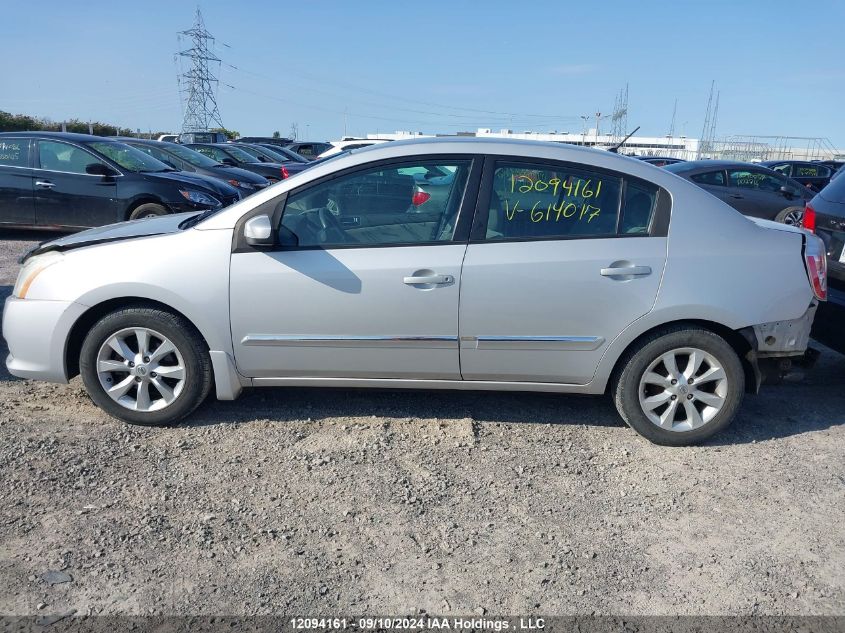 2010 Nissan Sentra VIN: 3N1AB6AP0AL614017 Lot: 12094161