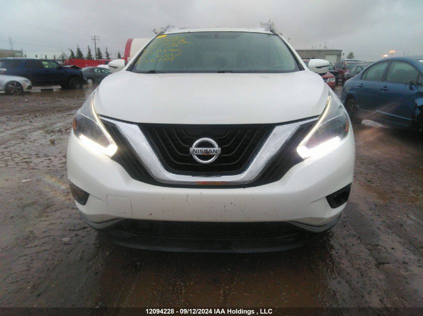 2018 Nissan Murano S/Sl/Sv/Platinum VIN: 5N1AZ2MH2JN195346 Lot: 12094228