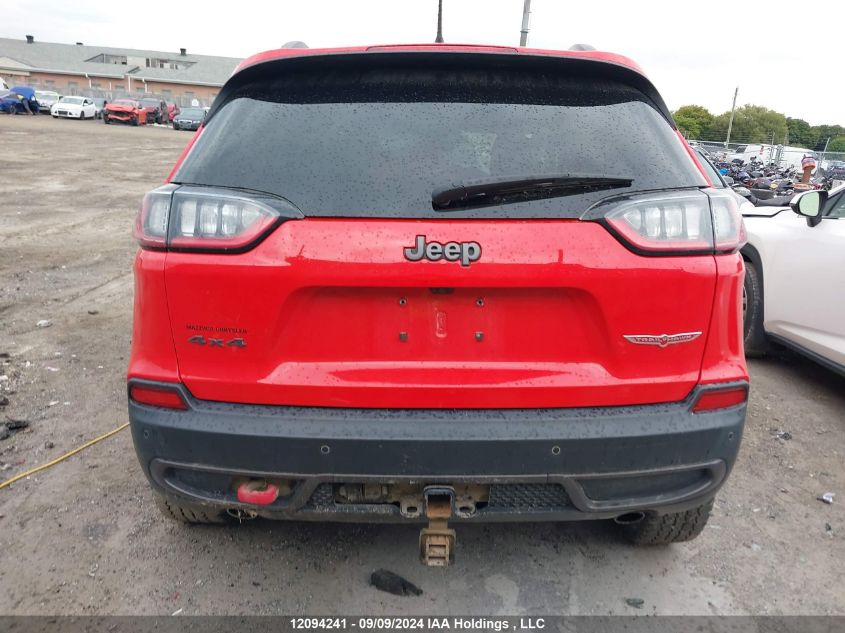 2019 Jeep Cherokee Trailhawk VIN: 1C4PJMBX6KD183610 Lot: 12094241