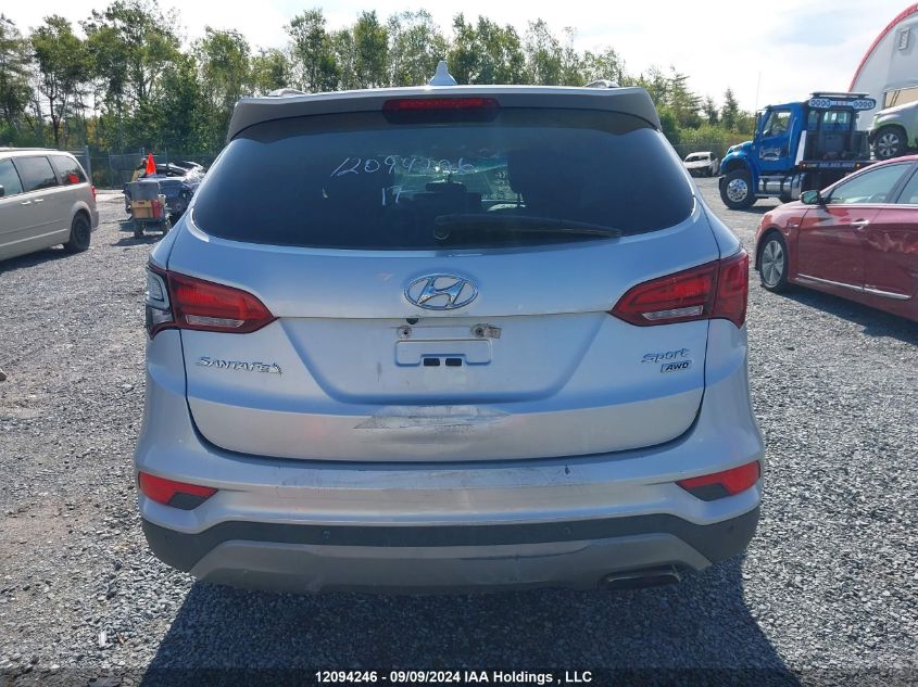 2017 Hyundai Santa Fe Sport 2.4 Se VIN: 5XYZUDLB9HG467598 Lot: 12094246