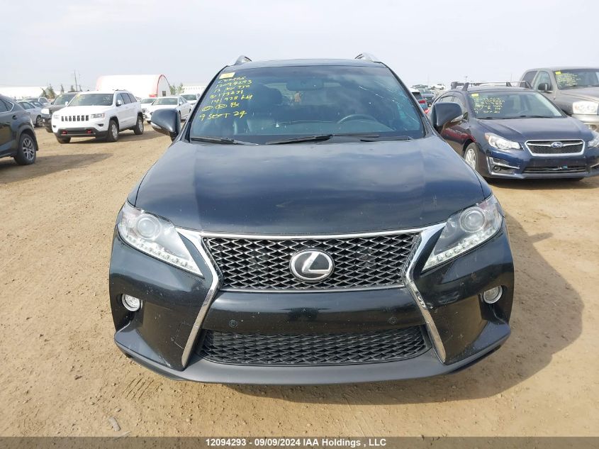 2013 Lexus Rx 350/Base/F Sport VIN: 2T2BK1BA1DC173631 Lot: 12094293