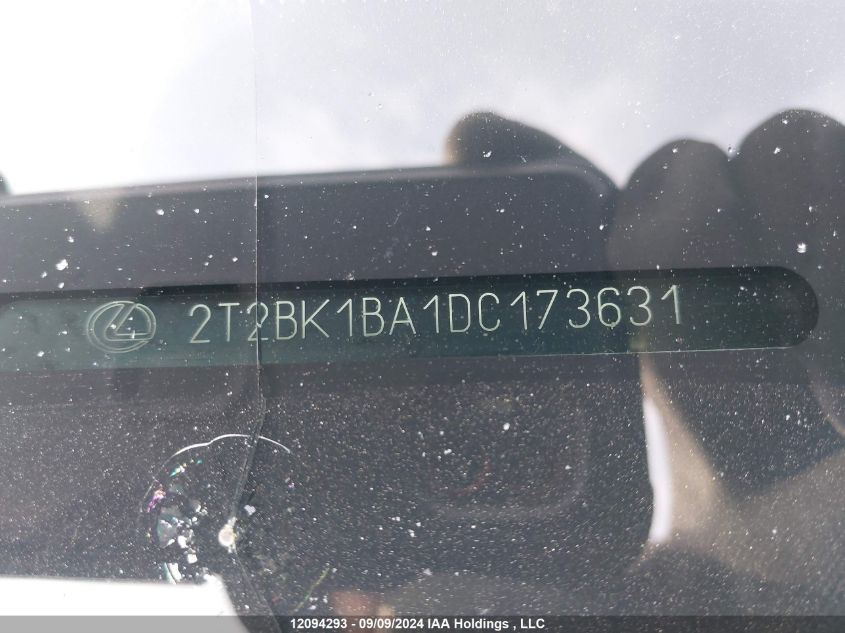 2013 Lexus Rx 350/Base/F Sport VIN: 2T2BK1BA1DC173631 Lot: 12094293