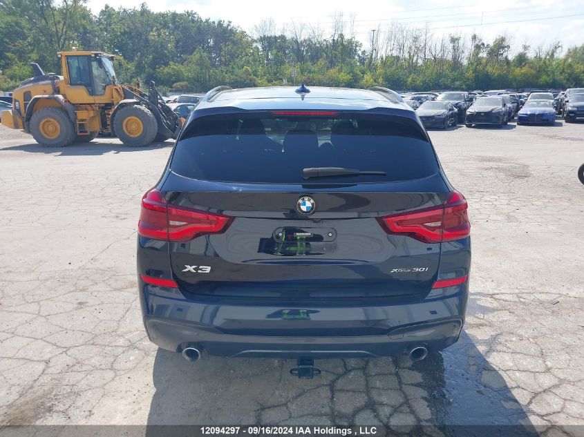 5UXTR9C52KLE13409 2019 BMW X3 xDrive30I