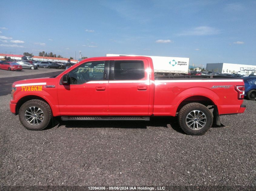 2019 Ford F150 Supercrew VIN: 1FTFW1E58KKC79868 Lot: 12094306