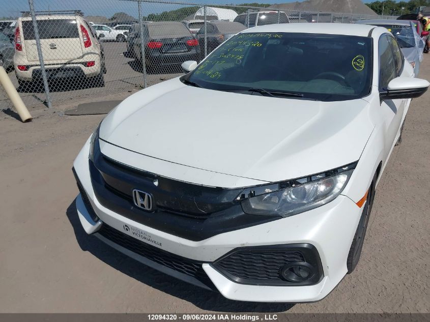 2017 Honda Civic Hatchback VIN: SHHFK7H26HU303475 Lot: 12094320