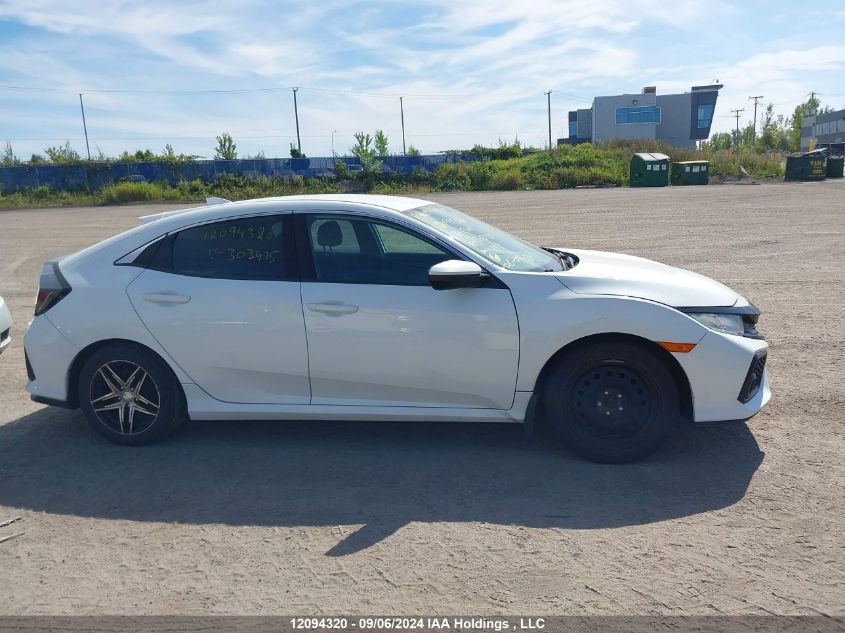 2017 Honda Civic Hatchback VIN: SHHFK7H26HU303475 Lot: 12094320